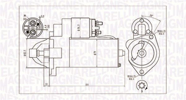 Стартер Magneti Marelli 063720624010 ціна, від 63.35 USD